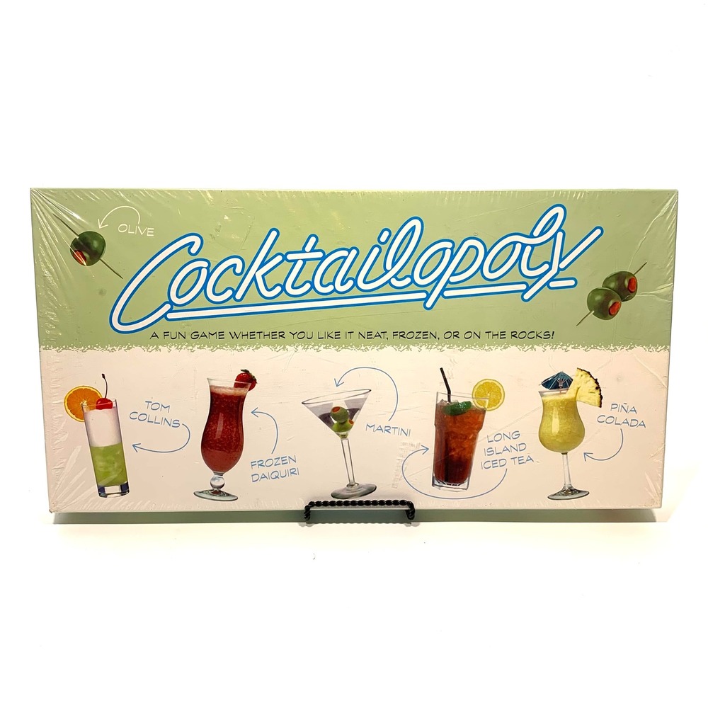 Late for the Sky Cocktailopoly Board Game Adult Cocktail Trading Game New Sealed